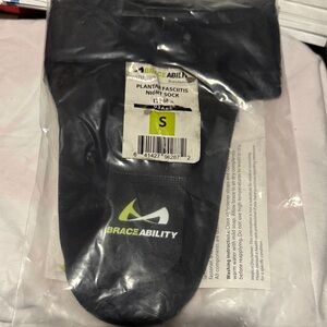 Black Plantar Fasciitis Night Sock